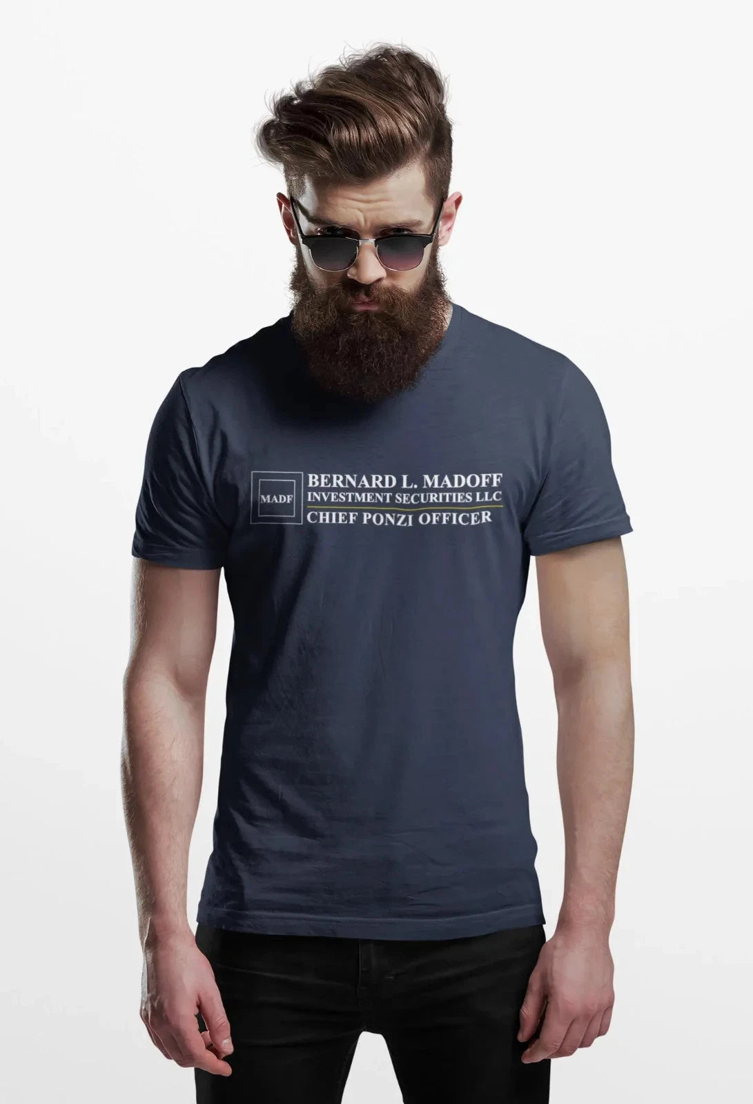 Bernard L. Madoff Investment Securities Chief Ponzi Officer Cotton Shirt