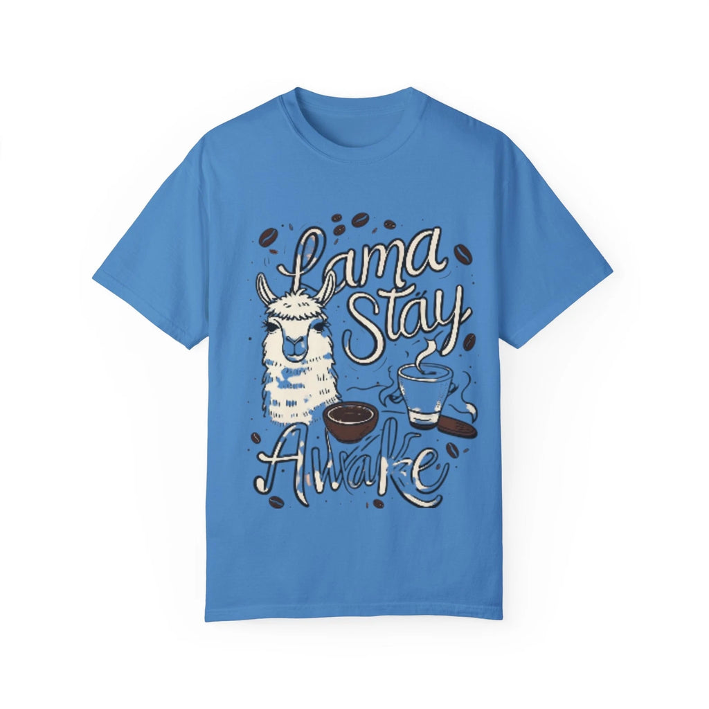 Funny Coffee Llama T-Shirt, Cute Animal Tee, Gift for Coffee Lovers, Casual Wear