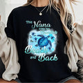 Custom Grandma Turtle Tee, Loves Her Grandkids to the Beach and Back T-shirt