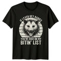 If I Ever Get Rabies Youre T-Shirt Sarcastic Raccoon Wildlife Humor