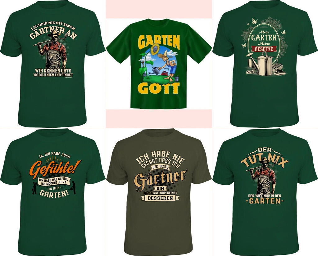 Gardener T-Shirt Men Garden Shirts Funny Men's Gifts Quote Shirts