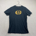 Vintage Volcom Shirt Mens M Black Stone Spell Out Logo Skating Skateboard Y2K