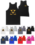 Delta Chi Fraternity Bella + Canvas Tank Top Coat of Arms Badge Shirt