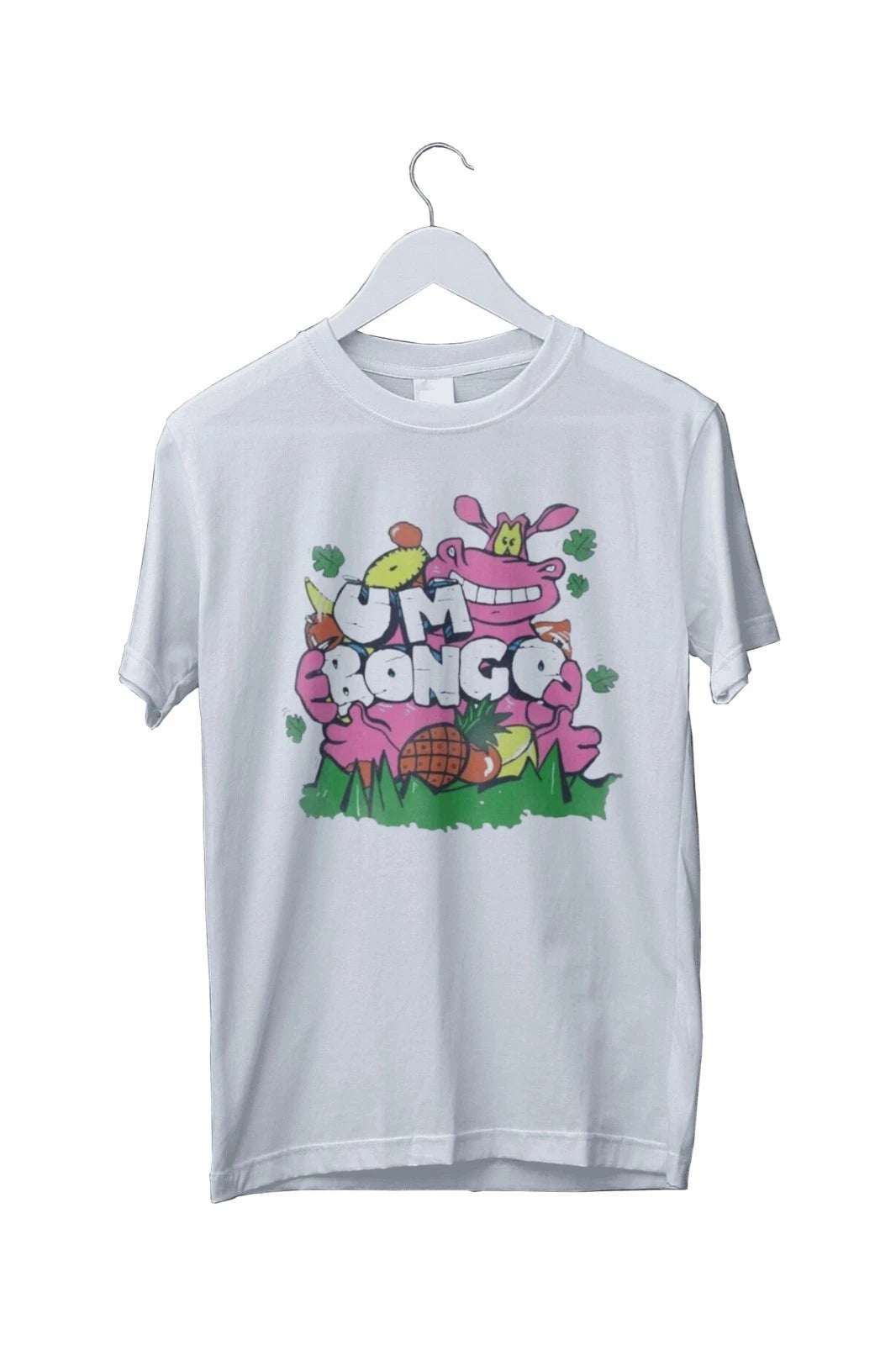 Um Bongo Cartoon Hippo Graphic Print Unisex T-Shirt Mens S M L XL 2 3 4 XL