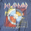 Vintage Y2k Def Leppard Pyromania T Shirt Men's Size XL Blue 707 Tag