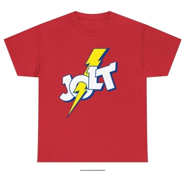 JOLT COLA Red Unisex T Shirt NEW Retro Style Funny shirt Nostalgia
