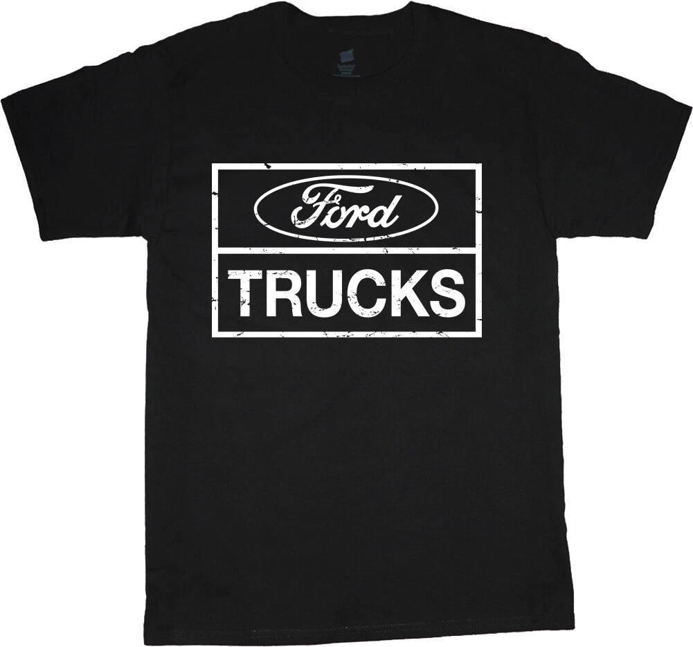 Ford Trucks T-shirt Mens Ford F-150 F-250 Parts Gifts Accessories Mens Tee Shirt