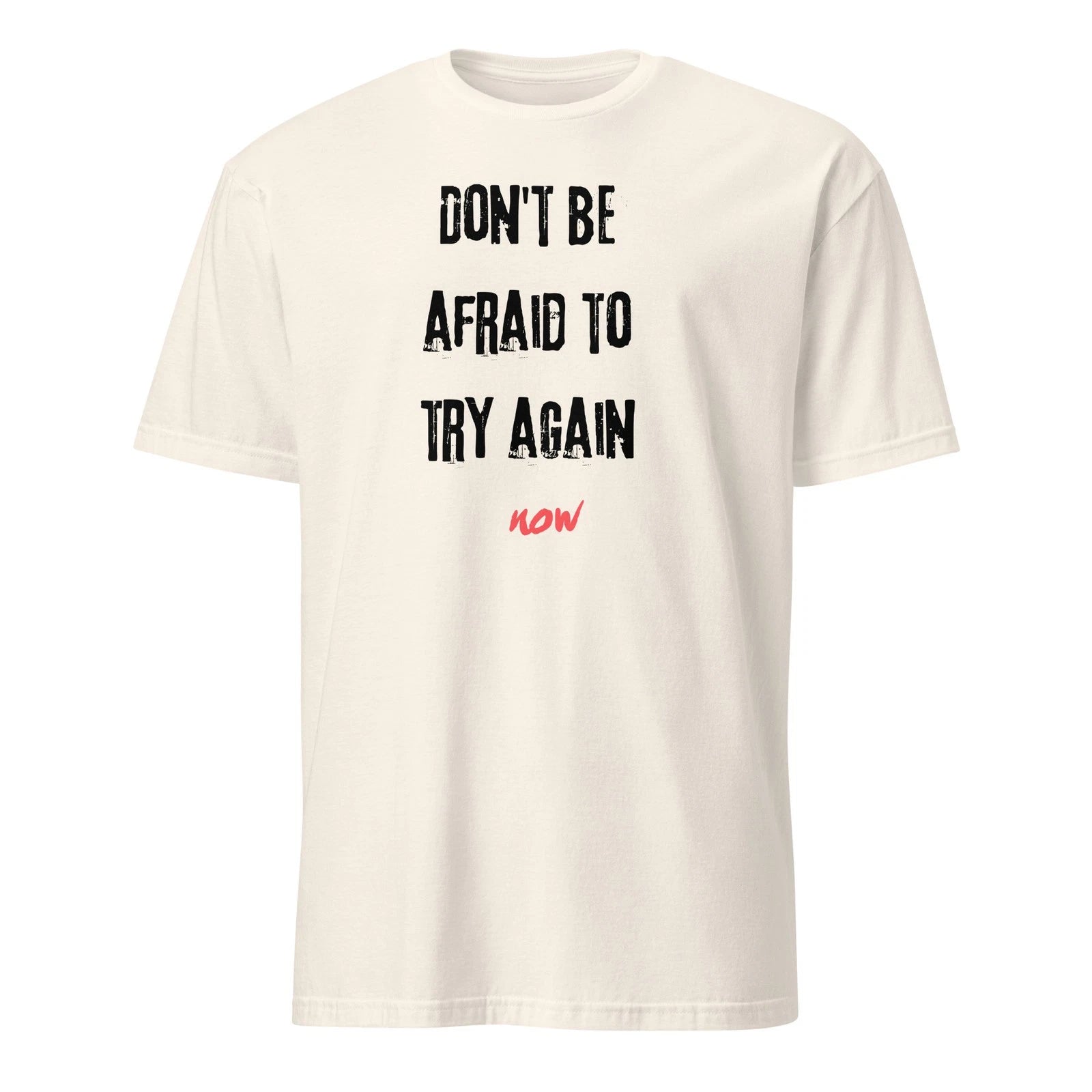 Camiseta Retro Don't Be Afraid To Try Again | Camiseta Motivadora Vintage