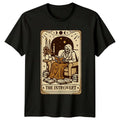 The Introvert T-Shirt Reading Tarot Sarcasm Birthday Gift For Him And Her
