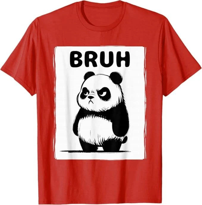 Cool Bruh Panda Men Women Kids Teens Funny Panda T-Shirt