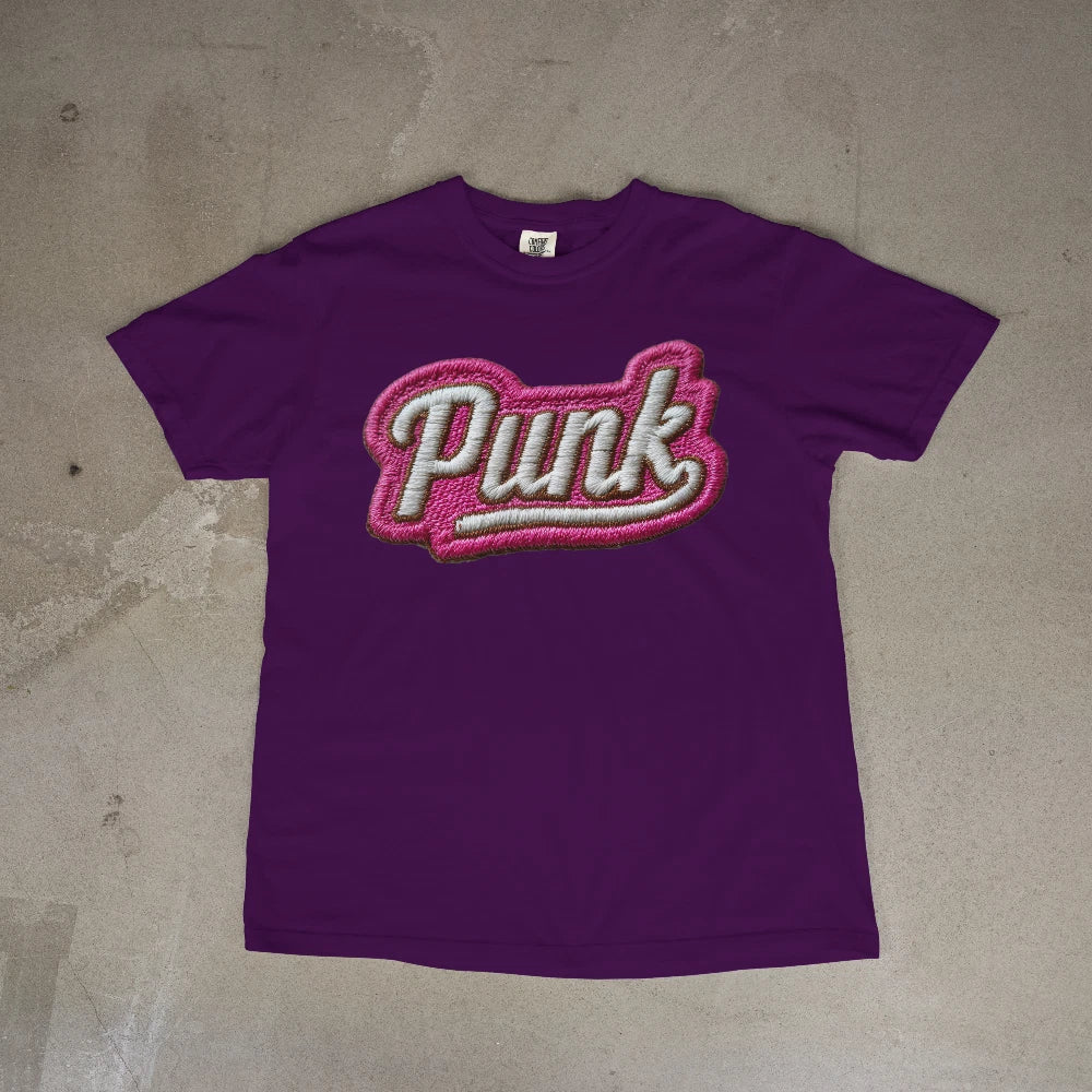 Punk T-Shirt Pink Y2K Aesthetic Graphic Tee Coquette Barbiecore Retro Style Top