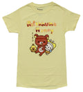 Rilakkuma San-X Kawaii Honey New Adult T-Shirt -Kiiroitori, Korilakkuma