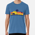 Retro 80s Seaplane Scene With Twin Size S to 5XL Made in the USA T-Shirt