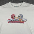 Vintage Tour Champ Shirt Mens XL White Bud Bowl Budweiser Football Promo Tee