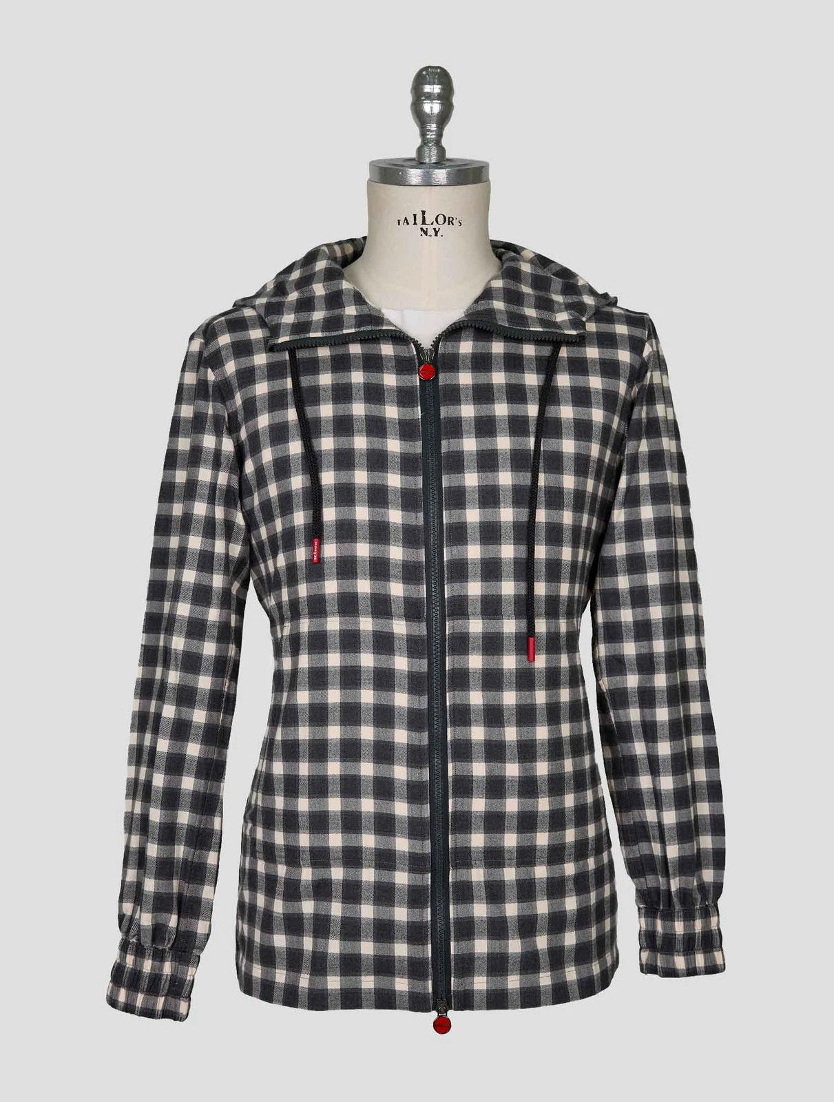 NEW KITON WHITE GRAY COTTON SHIRT UMBI EU 50 - US 40 - M KME68