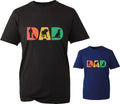 Dad With Dog Father's Day T-Shirt Dog Lovers Pet Lover Pops Gift For Dad Tee Top