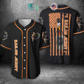 BEST Sailor Jerry United States Flag black orange Baseball Jersey
