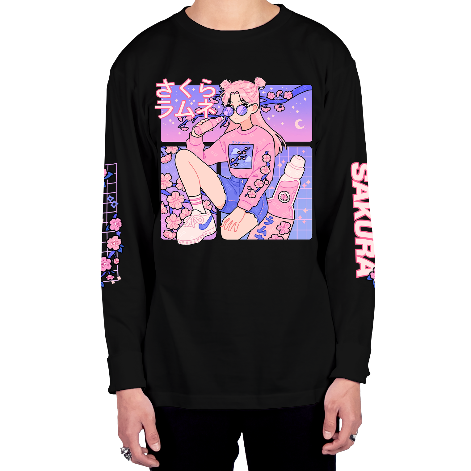 Sakura Long Sleeve Tee