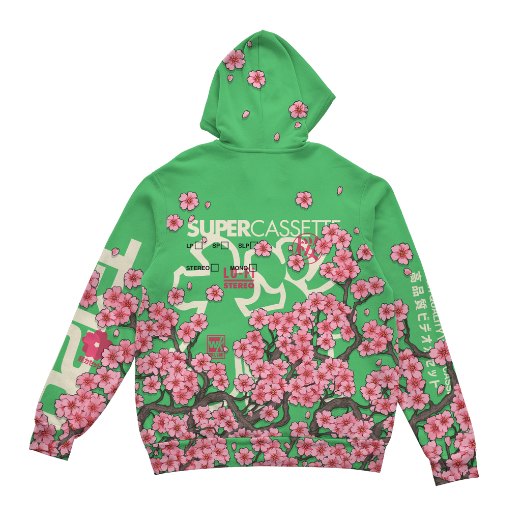 Sakura Supercassette Zip Up Hoodie