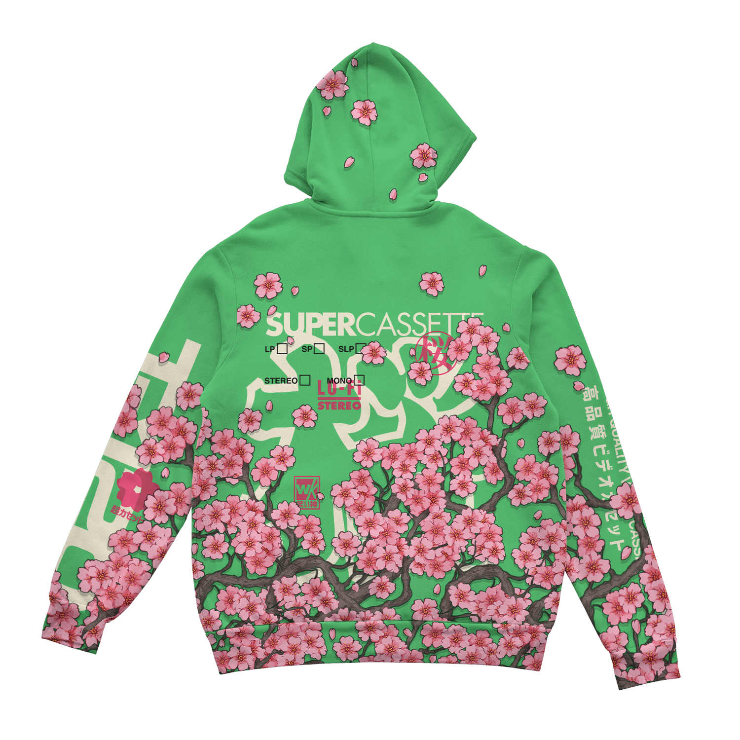 Sakura Supercassette Zip Up Hoodie