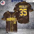 San Diego Padres 35 Elvis Presley Baseball Jersey