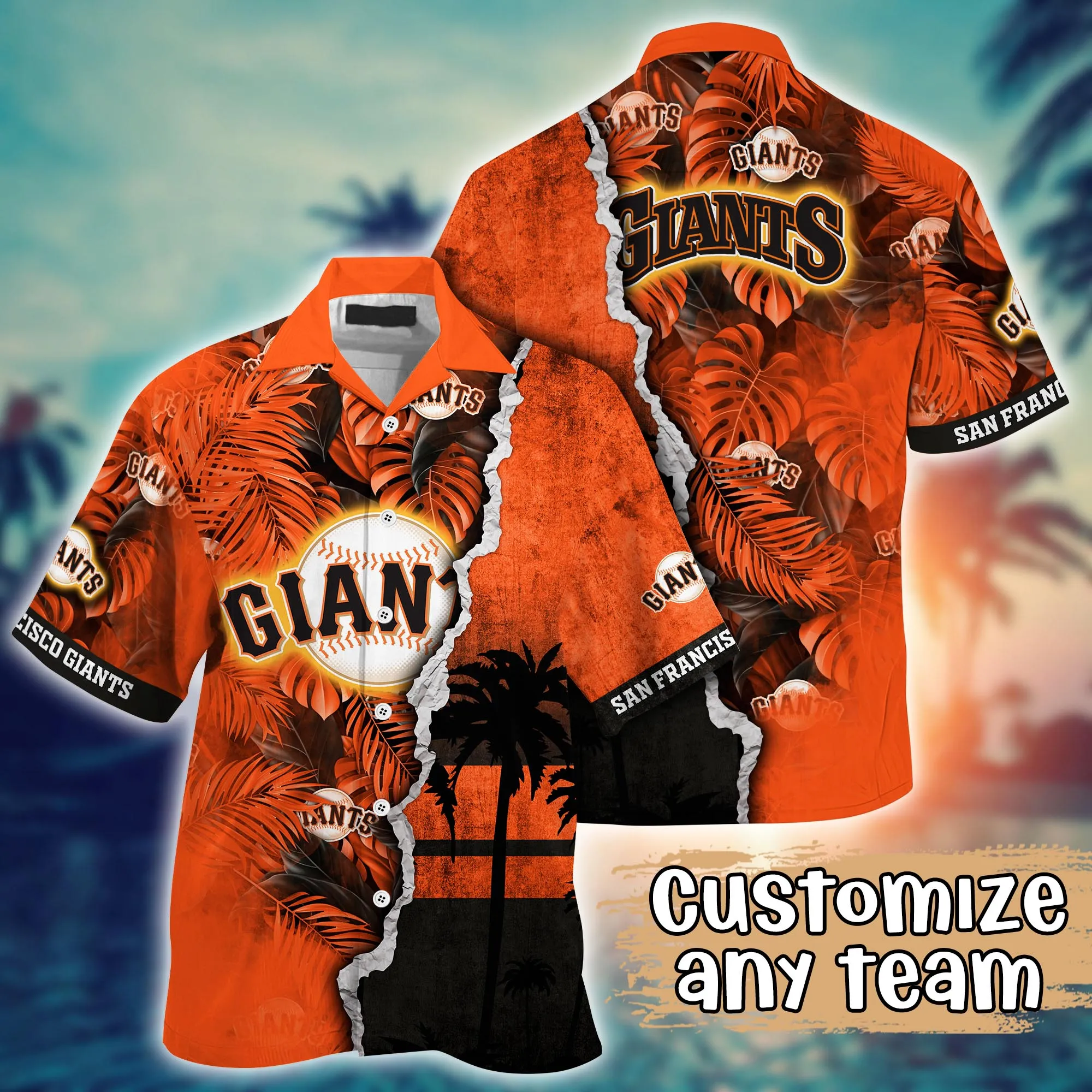 San Francisco Giants MLB Hawaiian Shirt Custom August Aloha Shirt