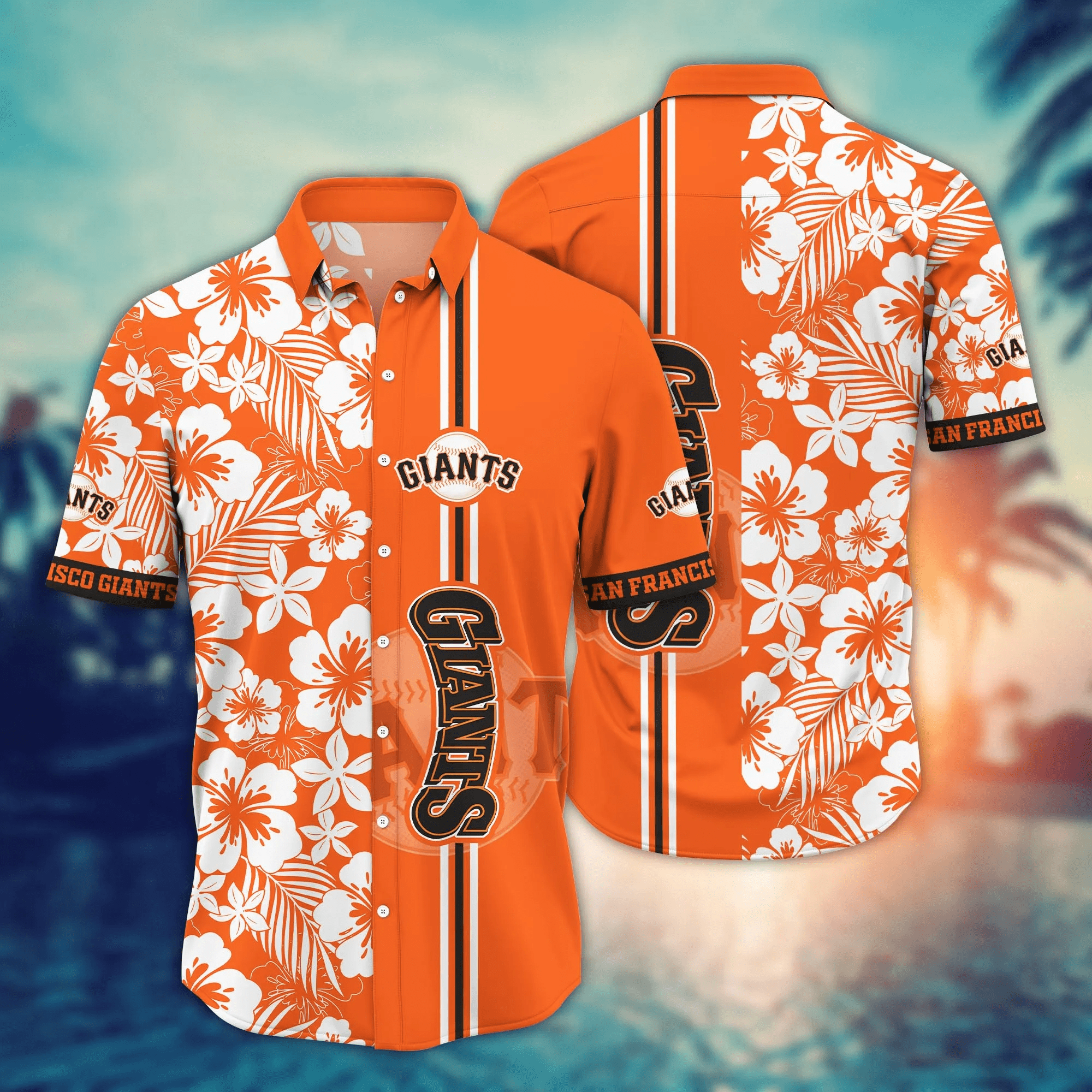 San Francisco Giants MLB Hawaiian Shirt Sunburntime Aloha Shirt