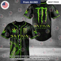Sativa Energy Baseball Jersey