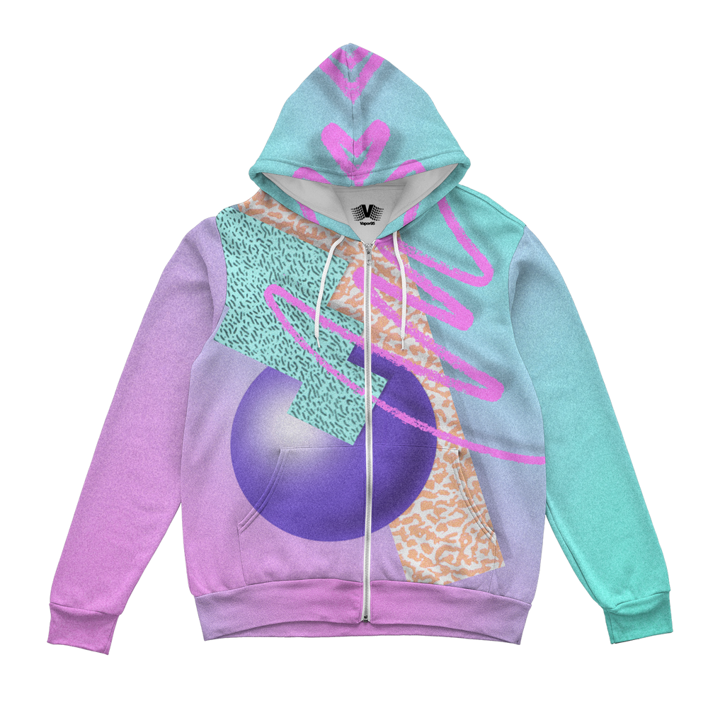 Saved By The Vapor Zip Up Hoodie