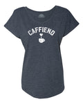 Women's Caffiend Scoop Neck T-Shirt