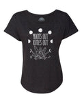 Women's Moon's Out Runes Out Scoop Neck T-Shirt