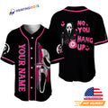 Scream Ghost Face No You Hang Up, Personalized Baseball Jersey