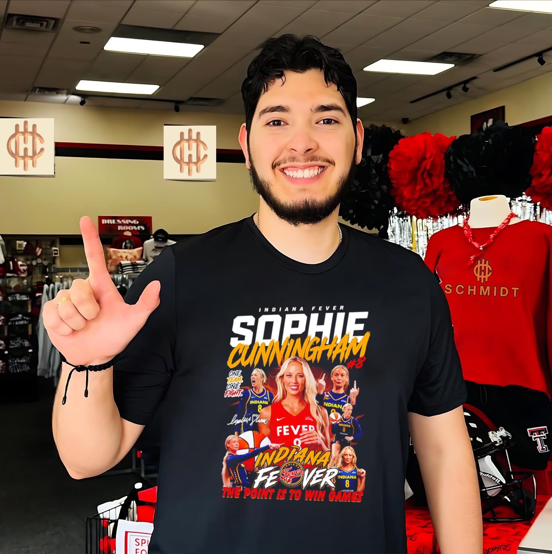 Sophie Cunningham Indiana Fever The Point Is to Win Games shirt