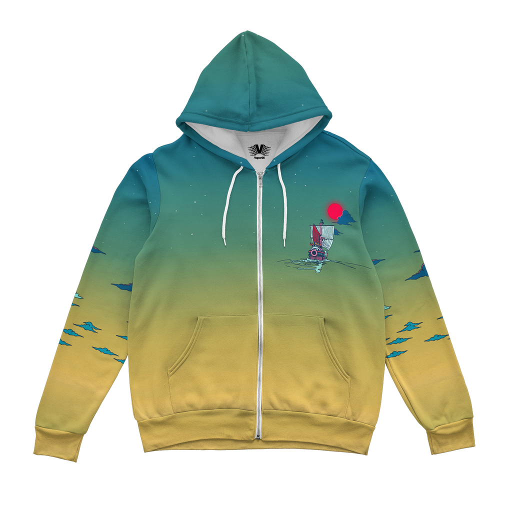 Set Sail Zip Up Hoodie