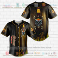 HOT Shiner Bock skull head Baseball Jersey Shirt