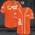 BEST Shock Top logo orange Baseball Jersey