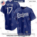 Shohei Ohtani 17 Los Angeles Dodgers Baseball Jersey
