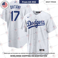 Shohei Ohtani 17 Los Angeles Dodgers Home Jersey