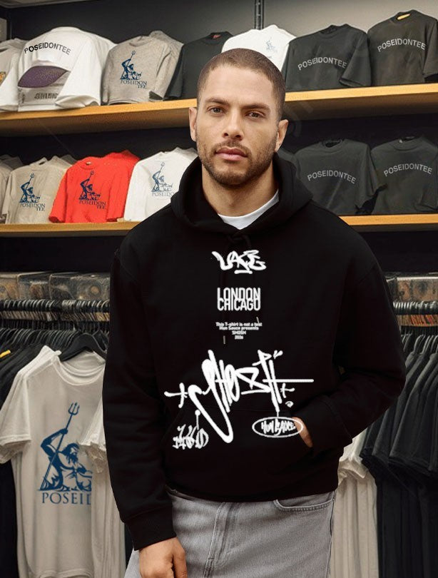 Shosh X Hun Sauce London Chicago T-shirt