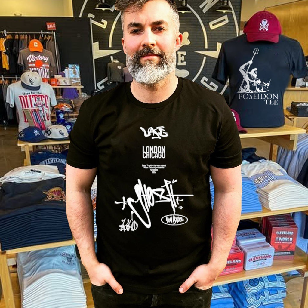 Shosh X Hun Sauce London Chicago T-shirt