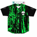 BEST Skrillex logo black green Baseball Jersey