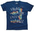 Men's Smoke Weed Listen to Jazz T-Shirt