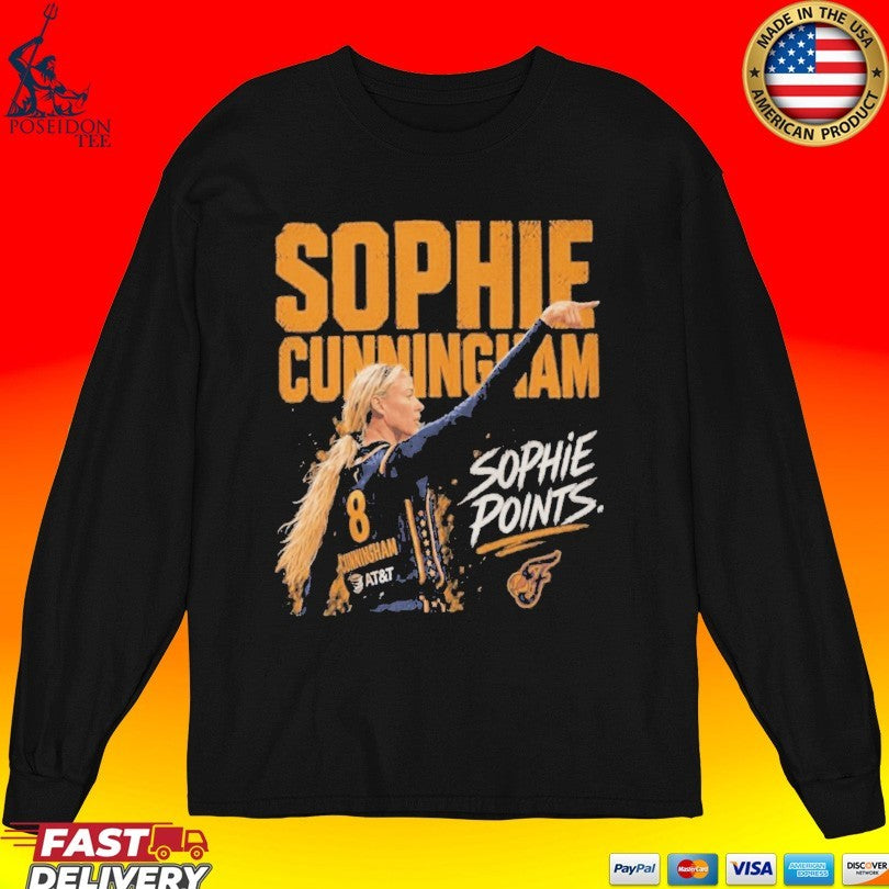 Sophie Cunningham Indiana Fever Pointing T-shirt