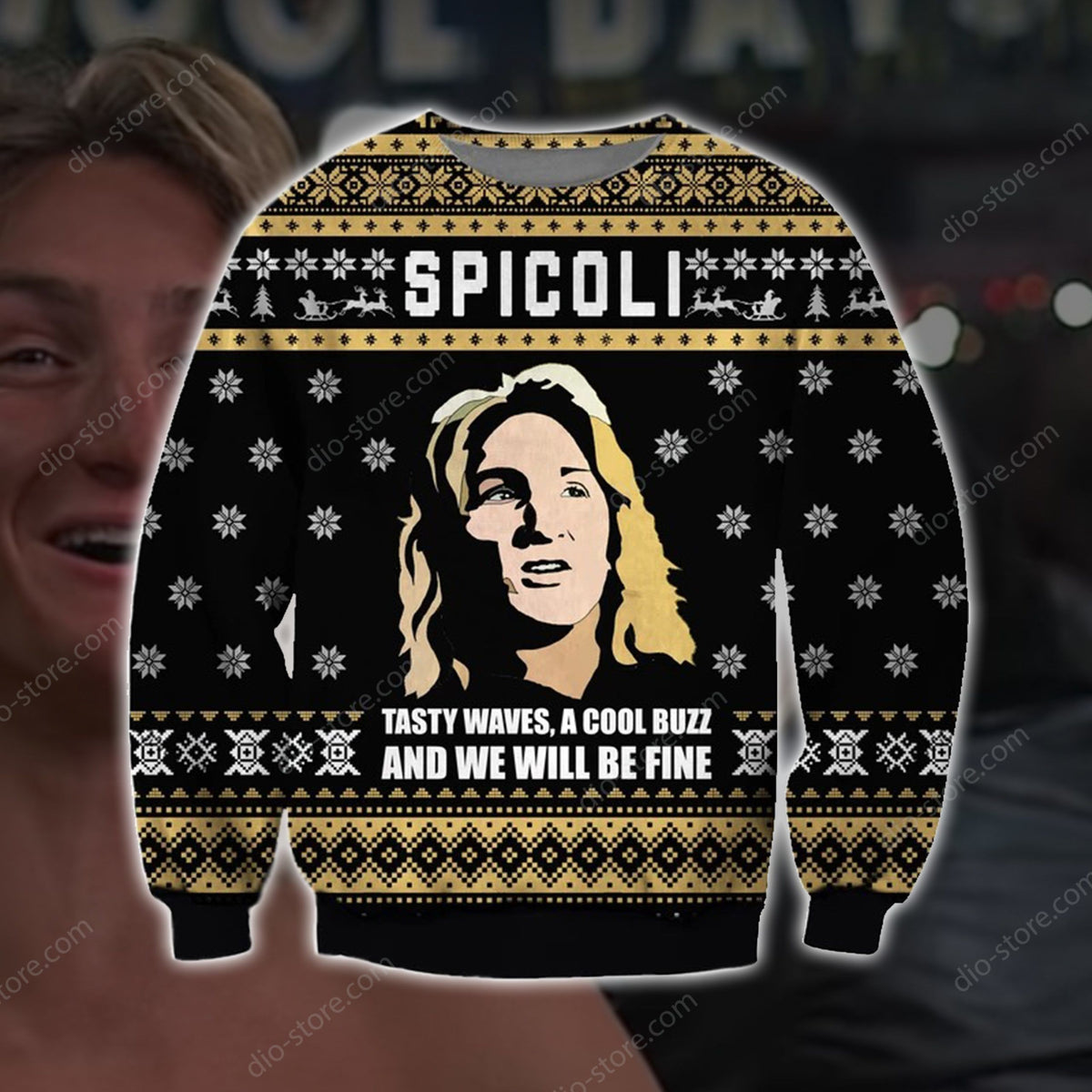 Spicoli Knitting Pattern 3D Print Ugly Christmas Sweater