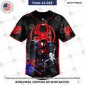 Spiderman Across the spider verse Custom Baseball Jersey