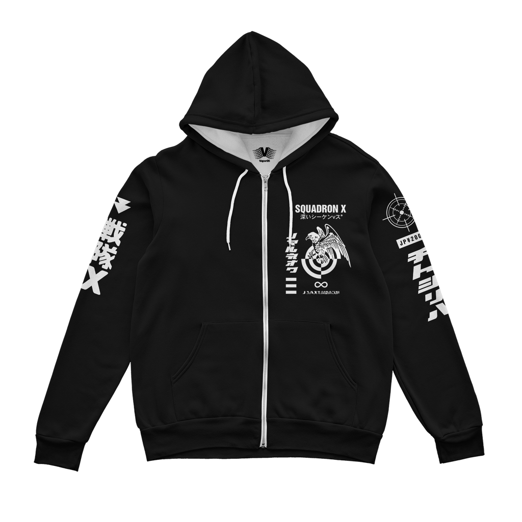 Squadron X Zip Up Hoodie