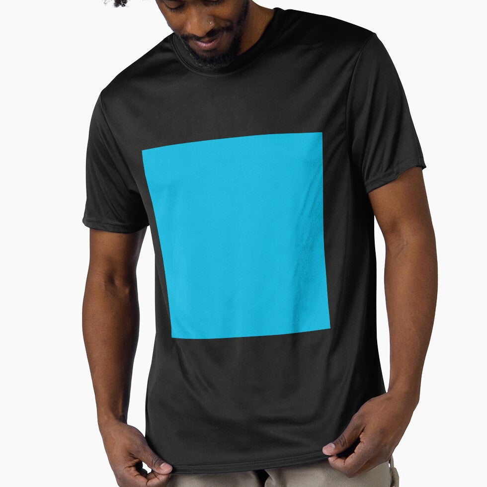 Plain Solid Color Cyan Blue 3 by mimihuang creations