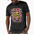 Love Me Harder Graffiti Lips Bold Romantic Design by Dejbar