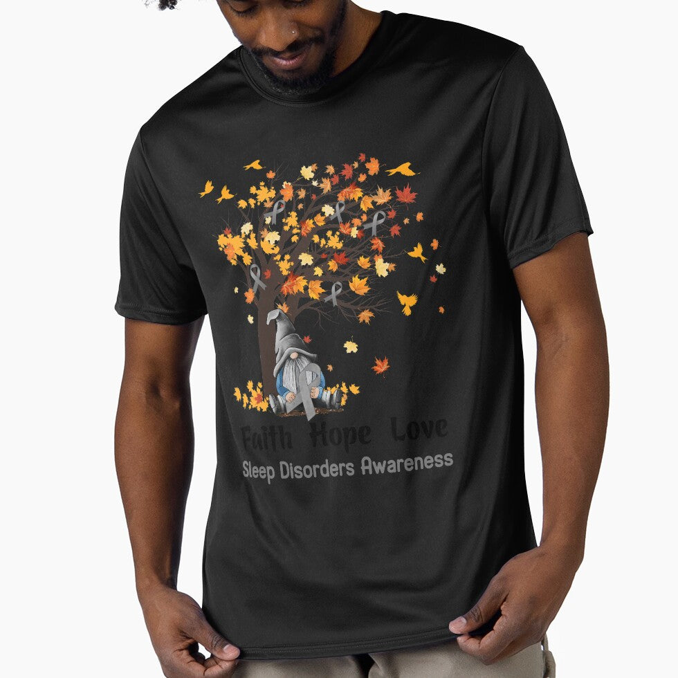 Sleep Disorders Awareness Faith Hope Love by GennieShop