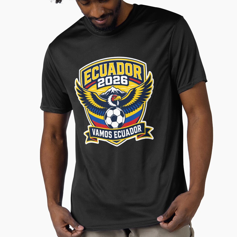 Ecuador 2026 Eagle Football Crest by RedCircleArt